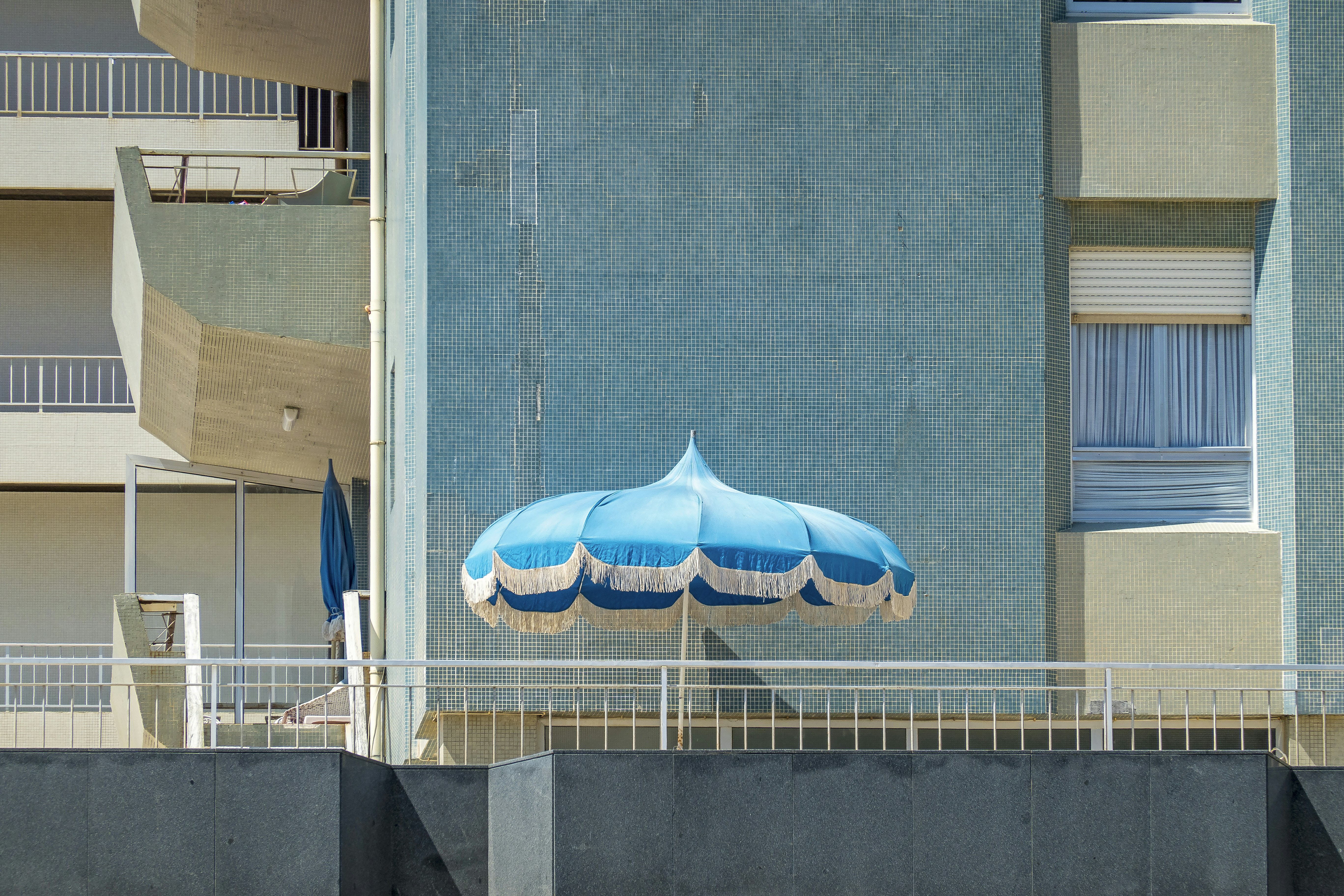 70ies sunshade on the terrace