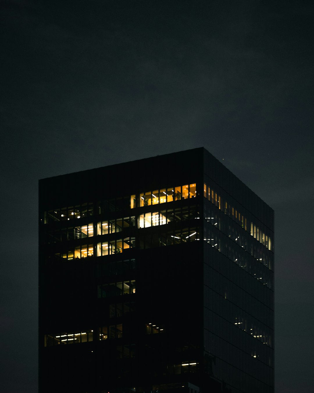 black and white concrete building