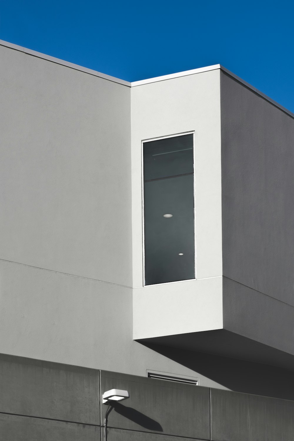 white and blue concrete building