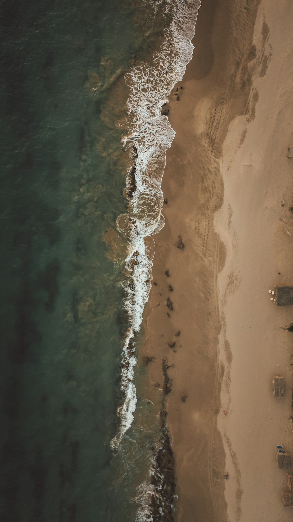 aerial view of beach during daytime