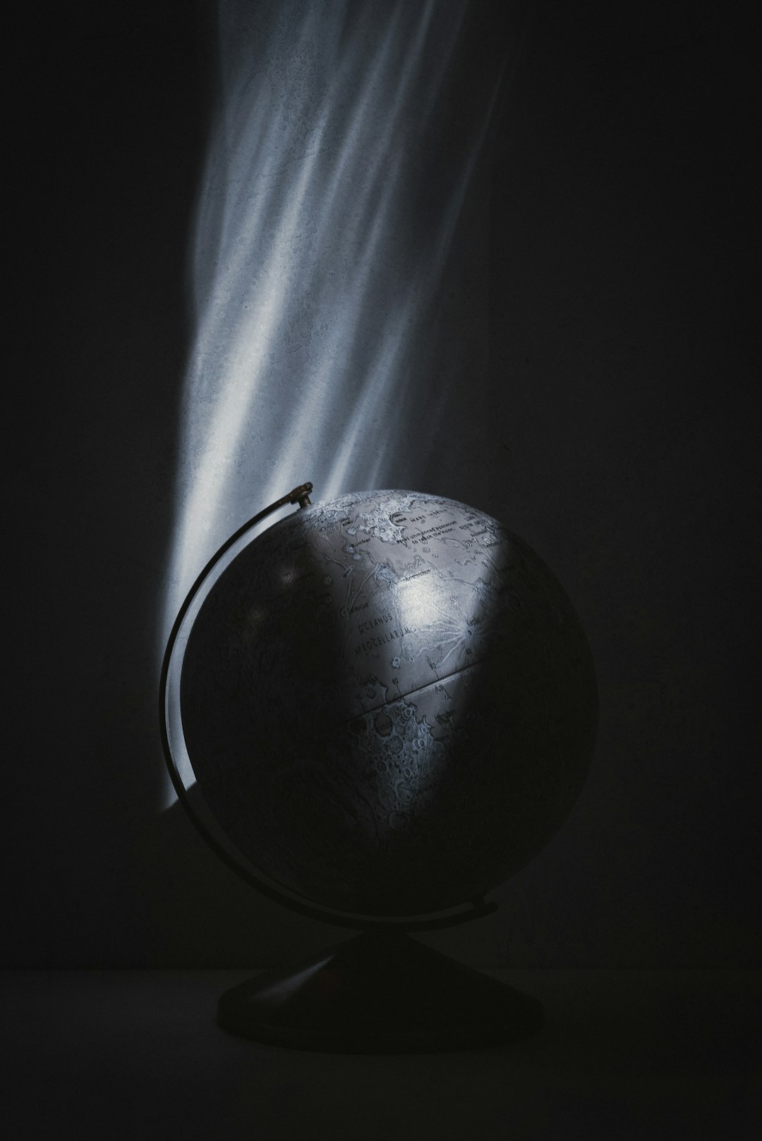 black ball with white background