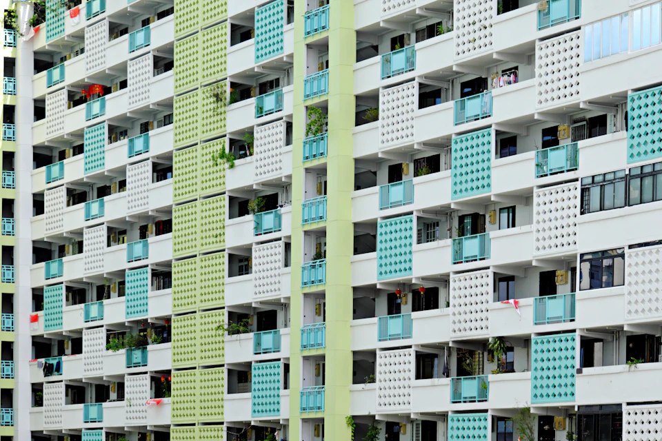 HDB flats in Singapore in daylight
