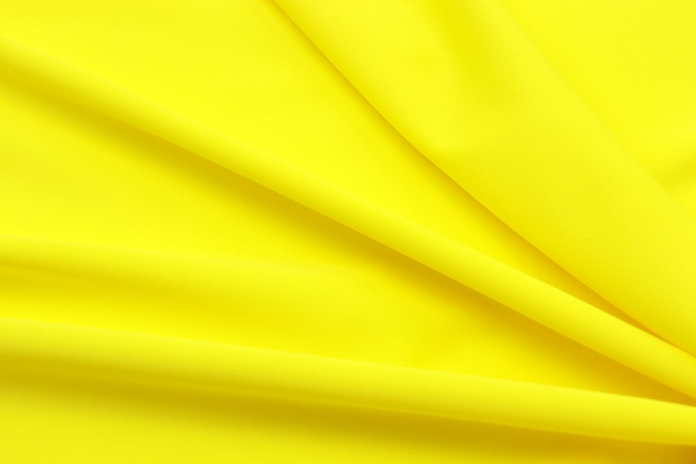 textil amarillo en fotografía de primer plano