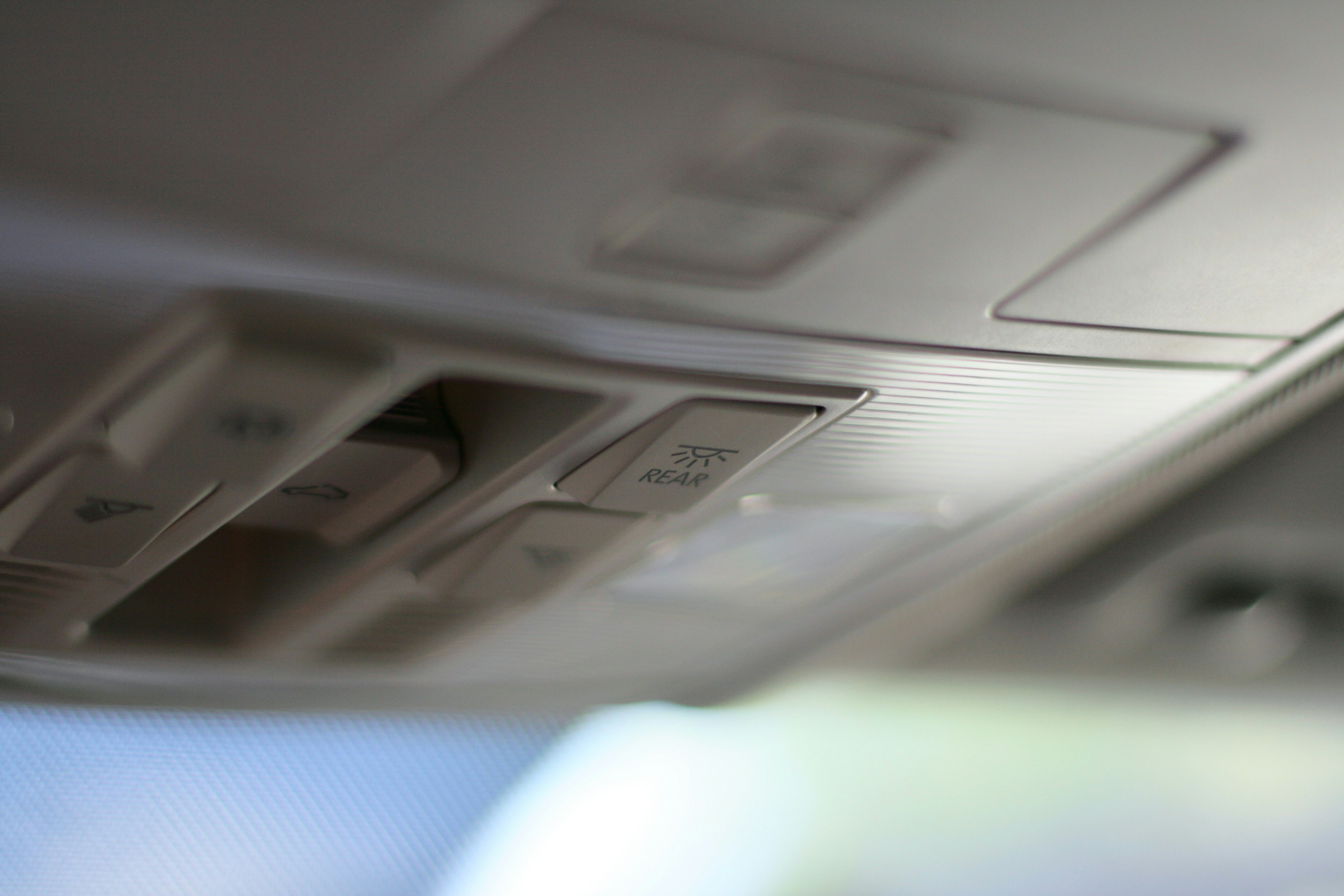 gray and blue laptop computer