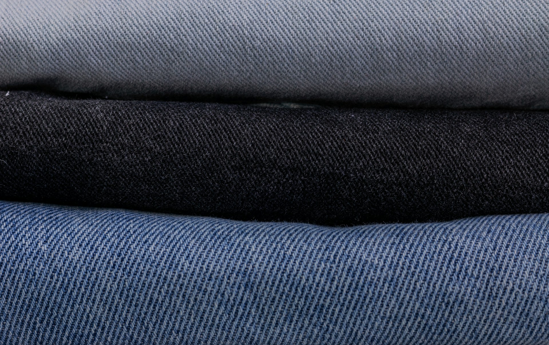 blue and black striped textile