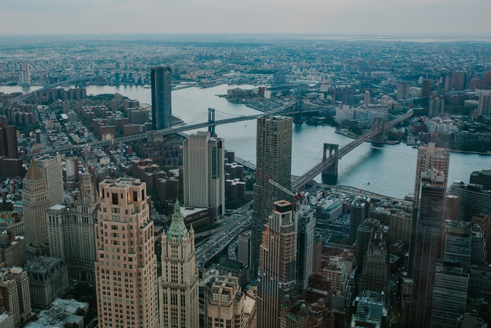 aerial view of city buildings during daytime