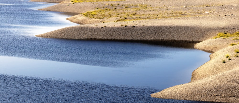 blue body of water near brown sand during daytime