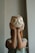 A happy customer holding a beautiful vase from arte via3d.