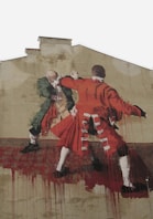 2 men in red long sleeve shirt and pants dancing