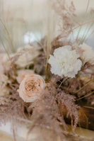 Décoration florale mariage tons doux ambiance élégante pampas Amiens Somme