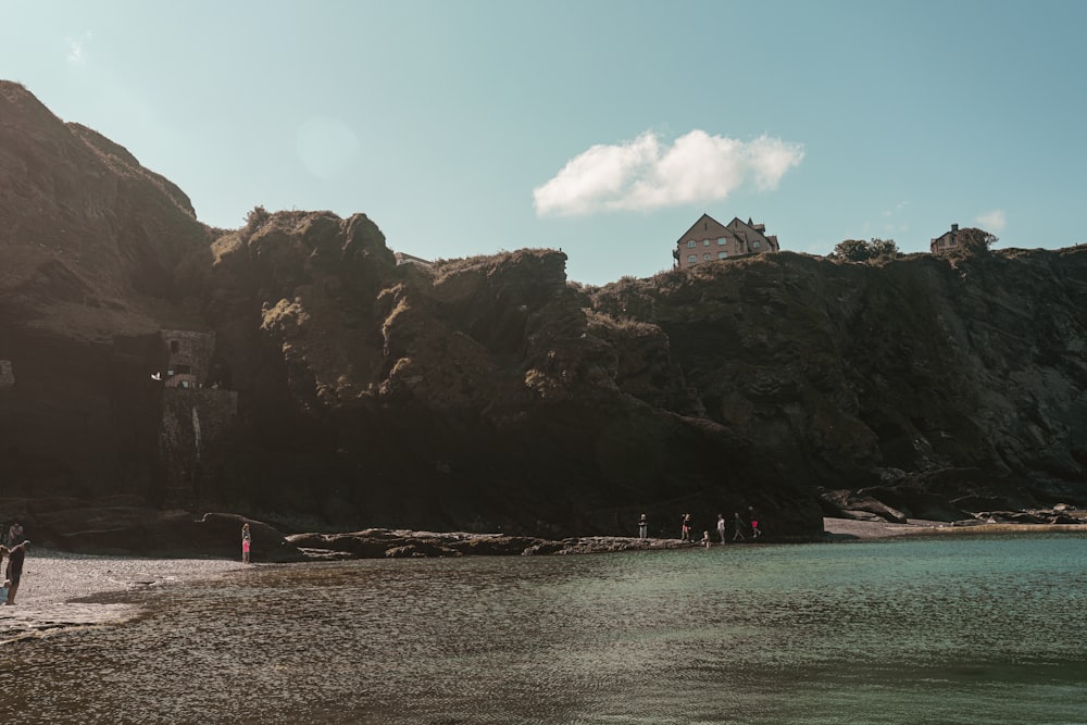 people on beach during daytime