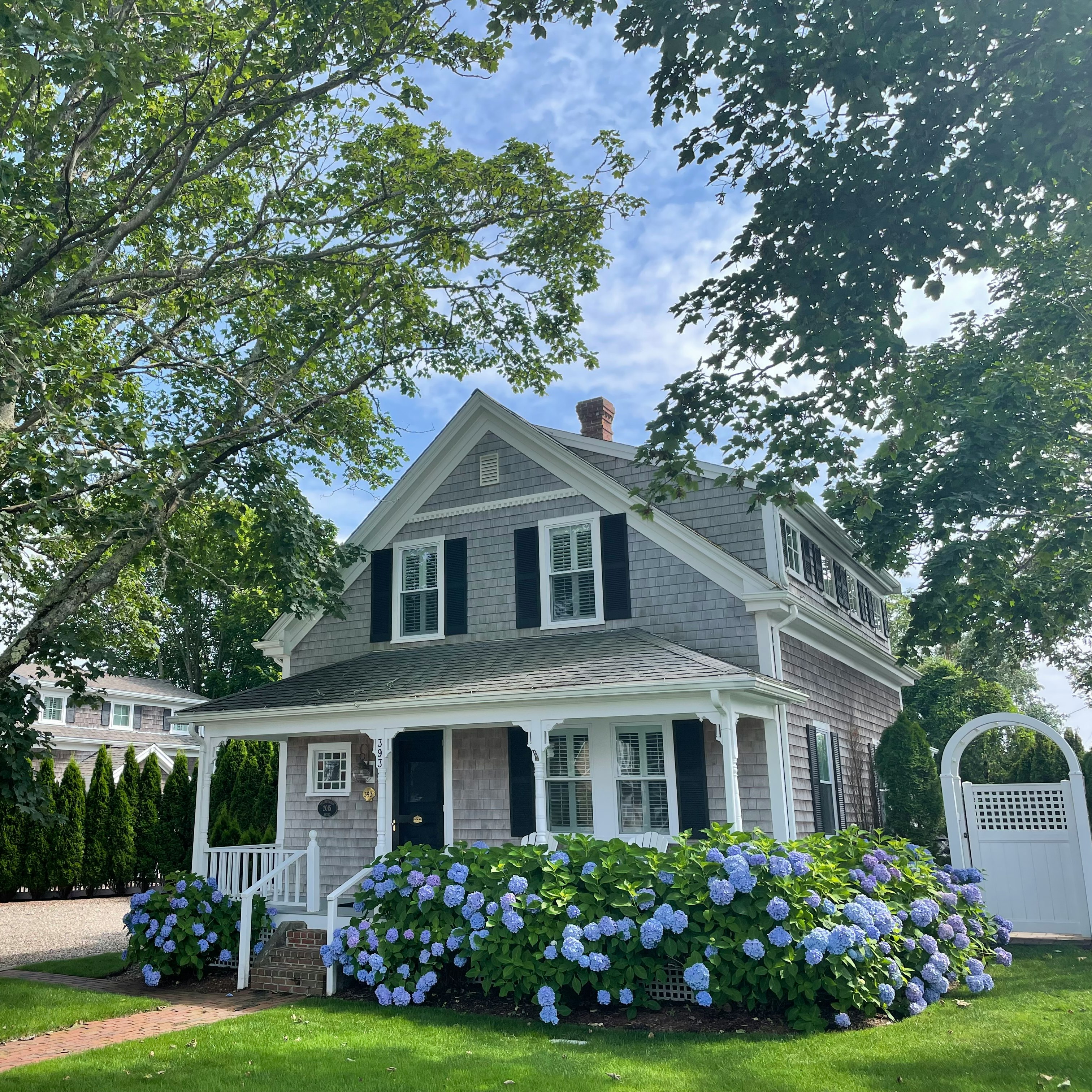 Landscape enhancements, front yard, flower beds, lawn