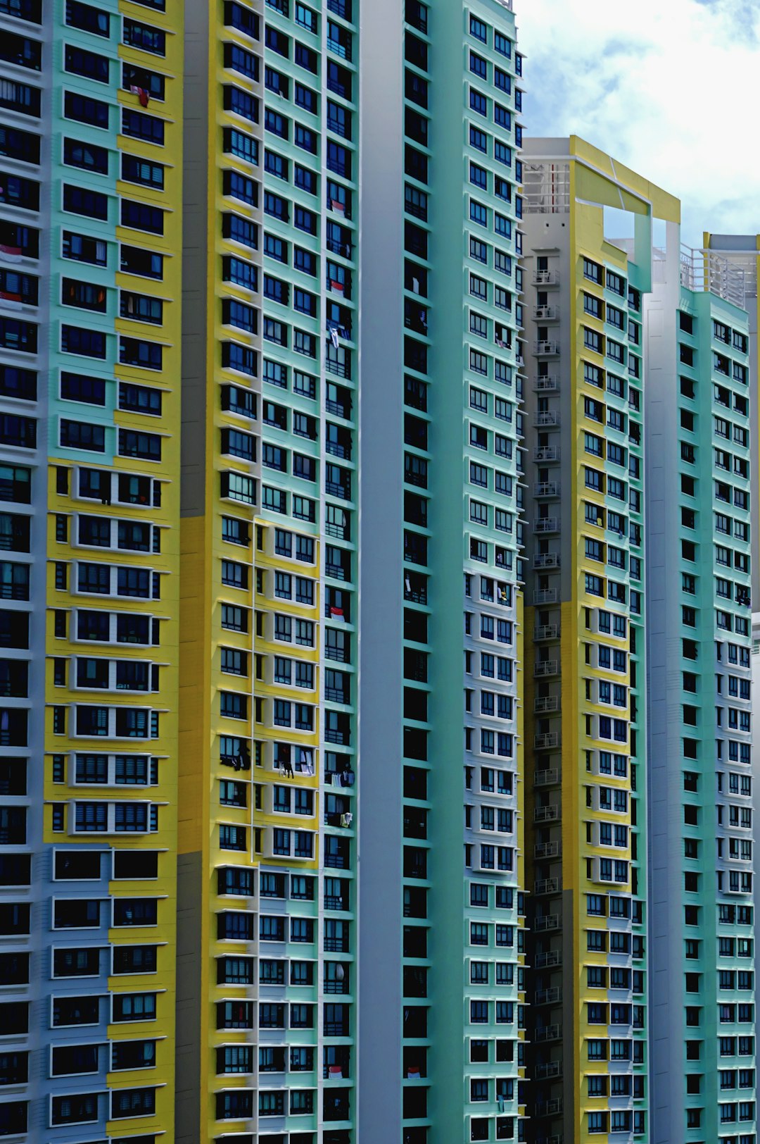 white and yellow concrete building