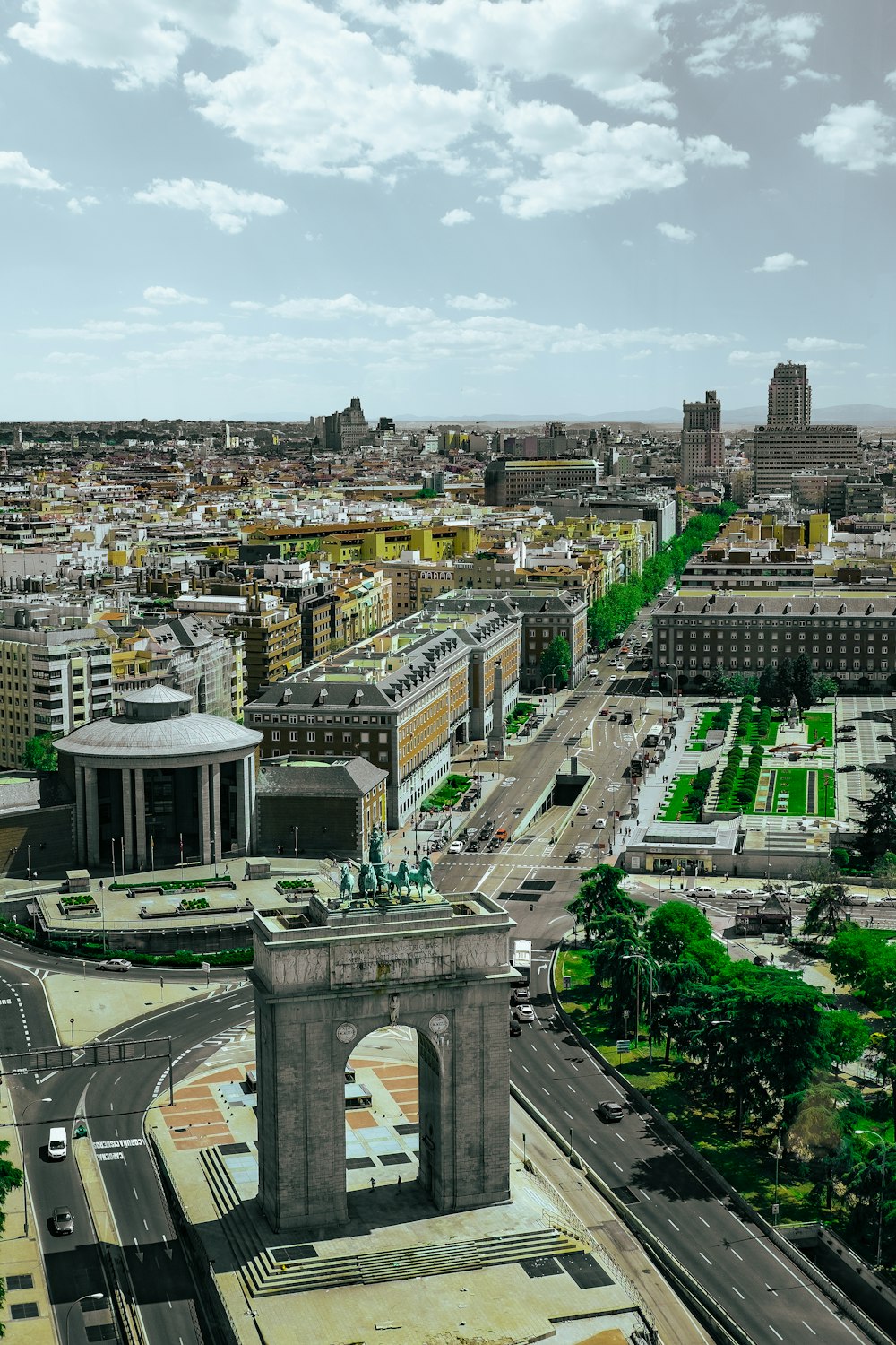 aerial view of city buildings during daytime