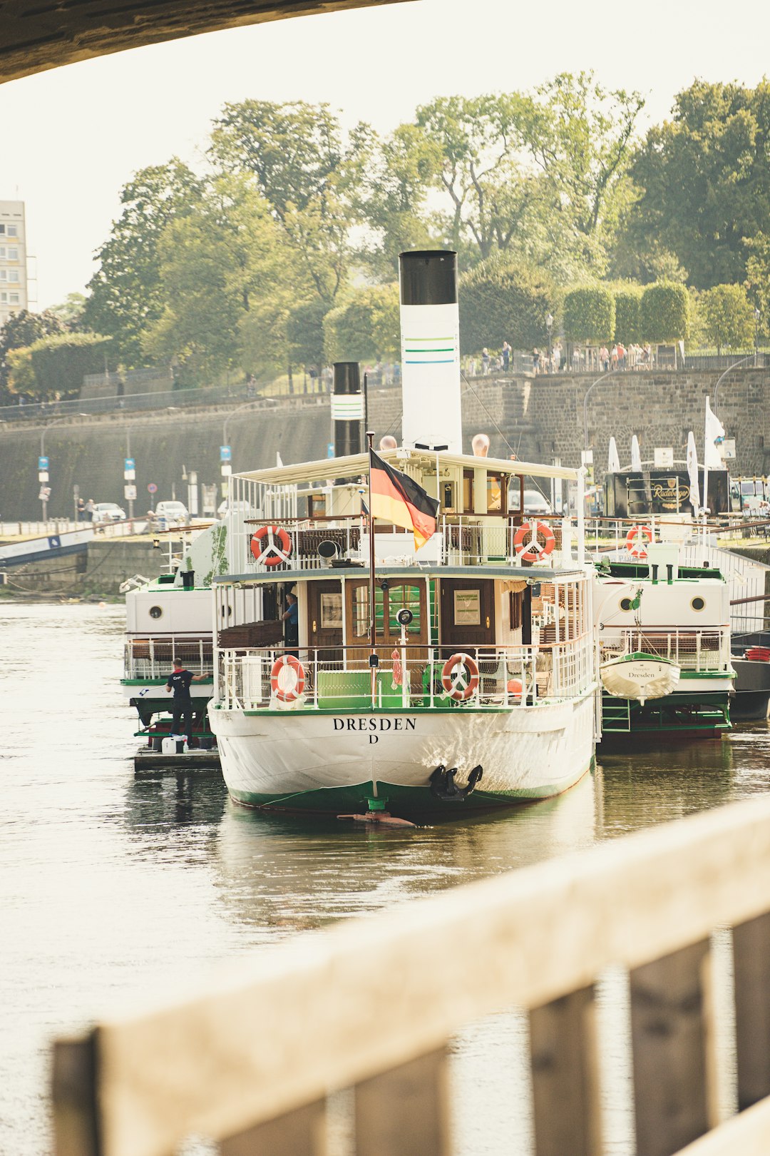 green and white boat on water during daytime