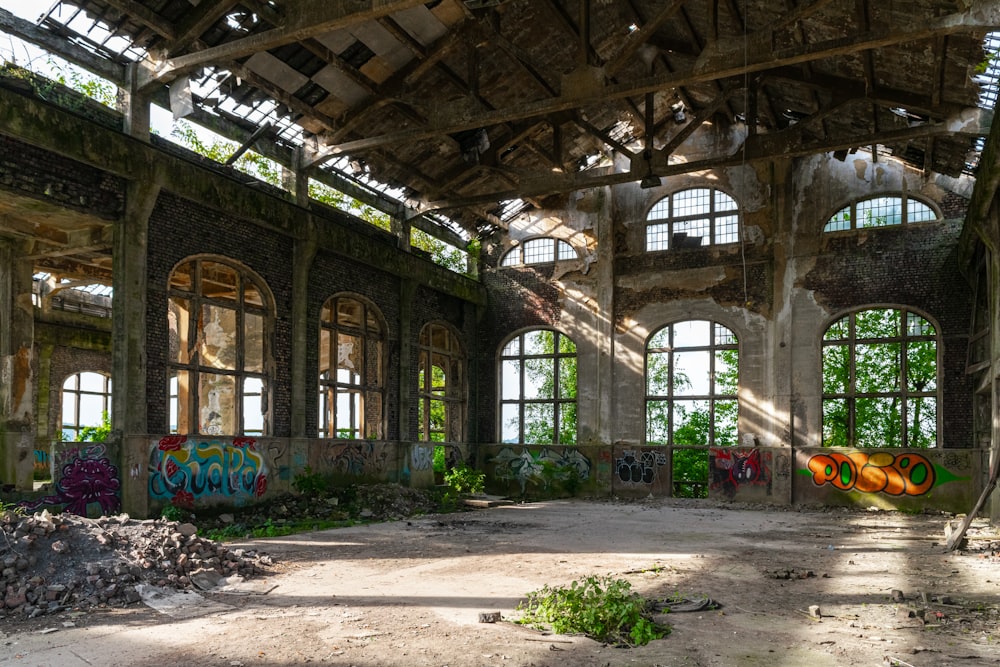 green and brown concrete building