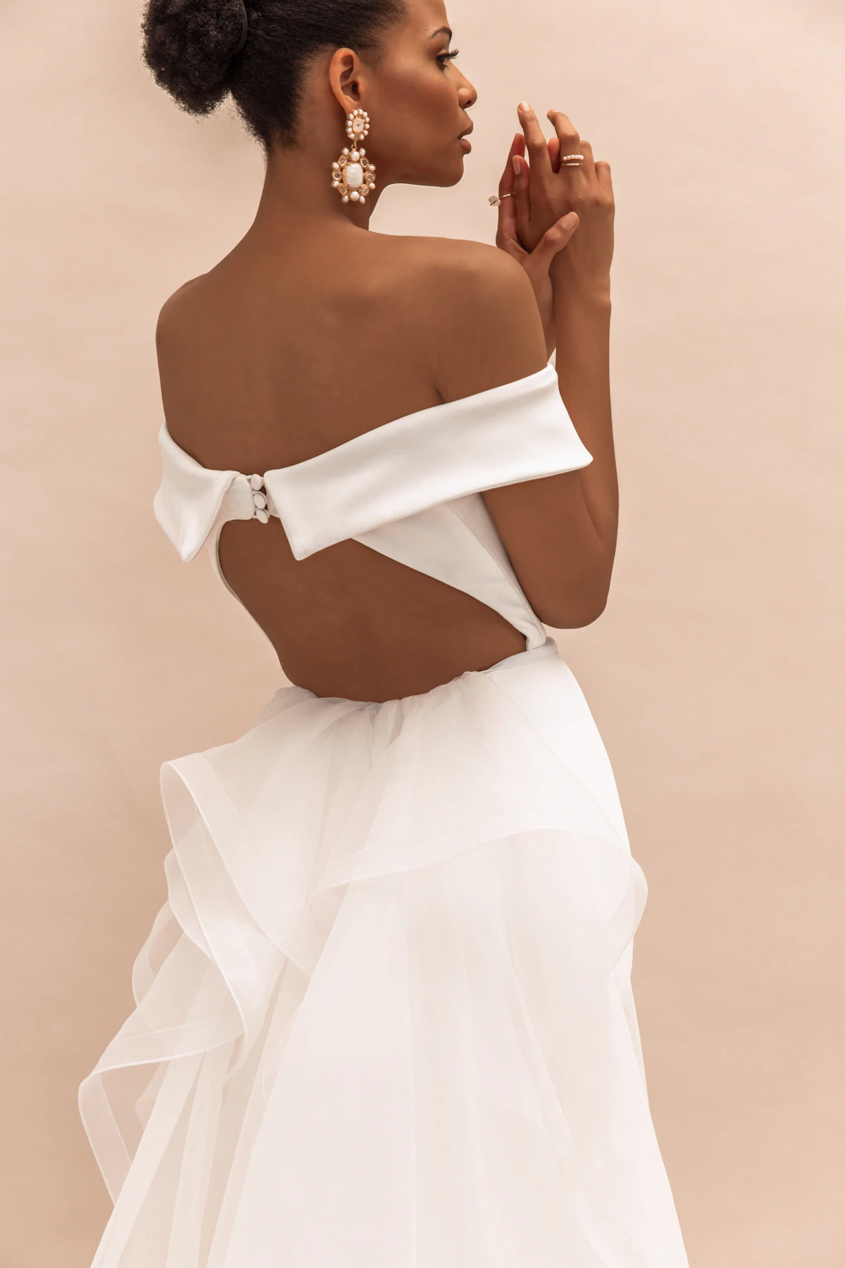 Gown, back detail