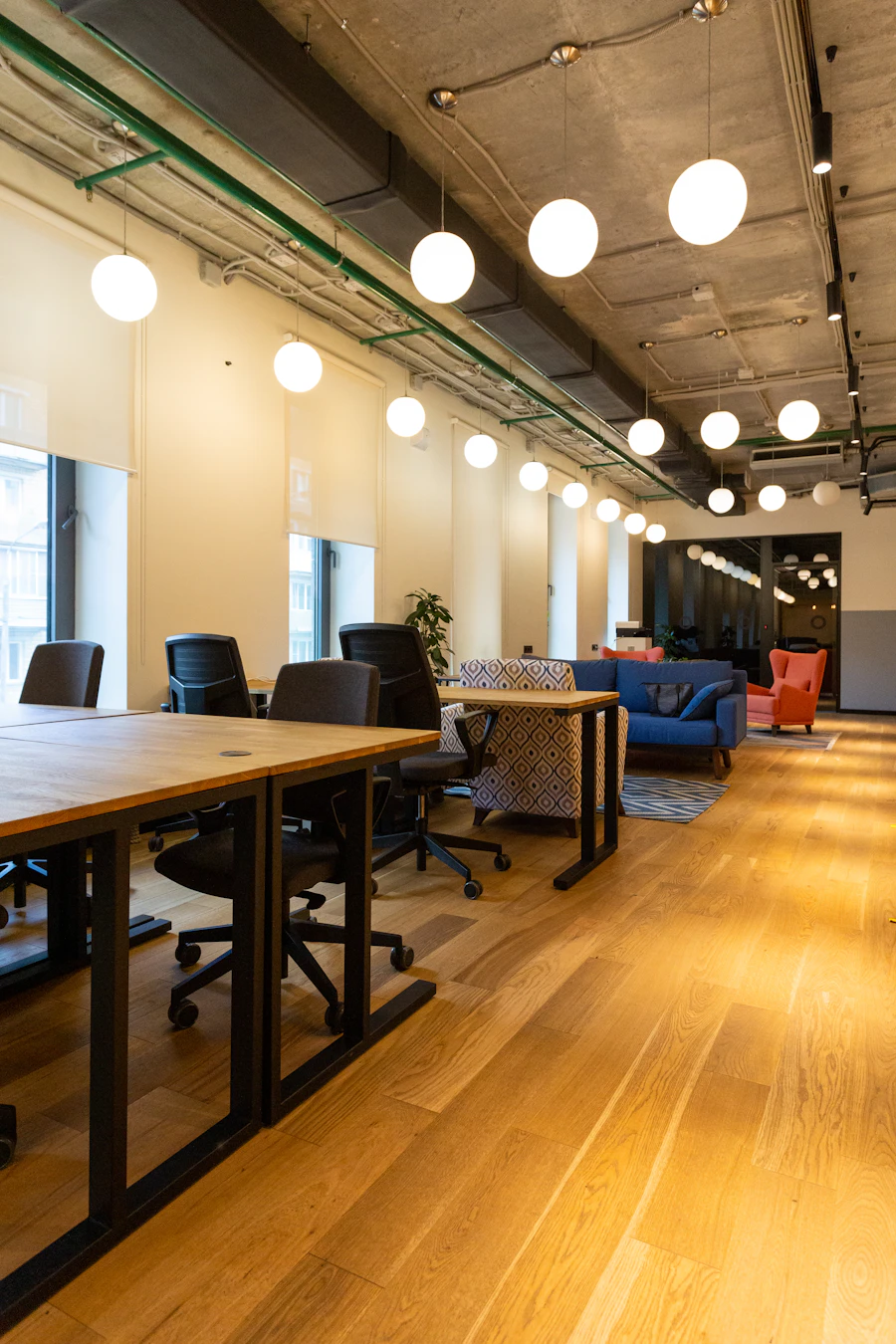 Team cabin work table at Apex Coworking, Sector-7 Dwarka