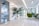 A clean office environment with sparkling surfaces.
