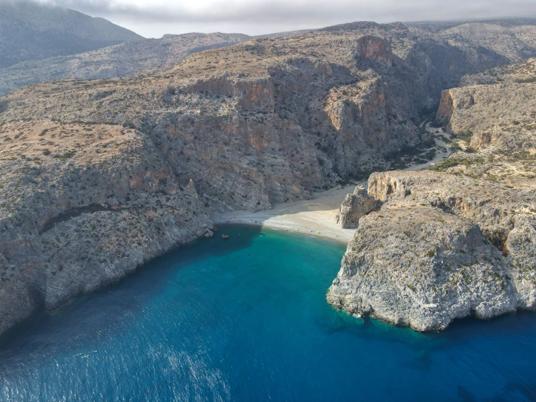 Rustige baai op Kreta