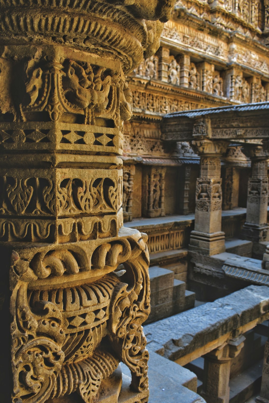 brown concrete pillars during daytime