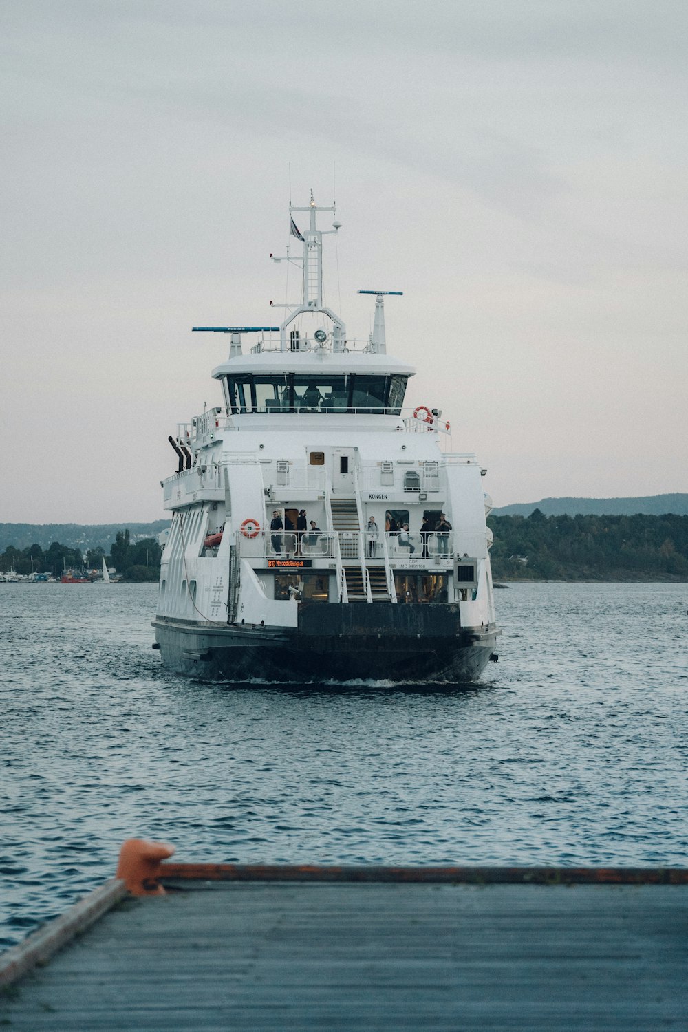 white and black ship on sea during daytime