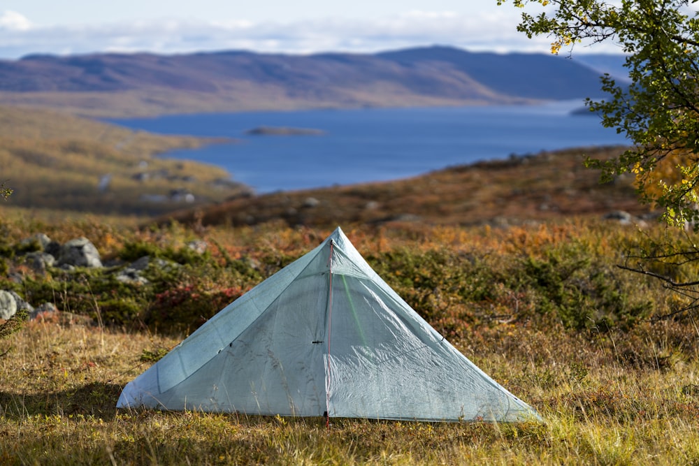 white tent on green grass field during daytime