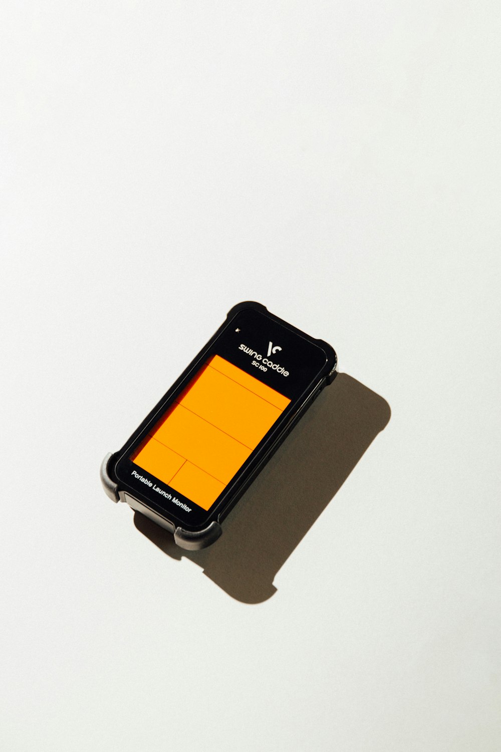 black and orange iphone case