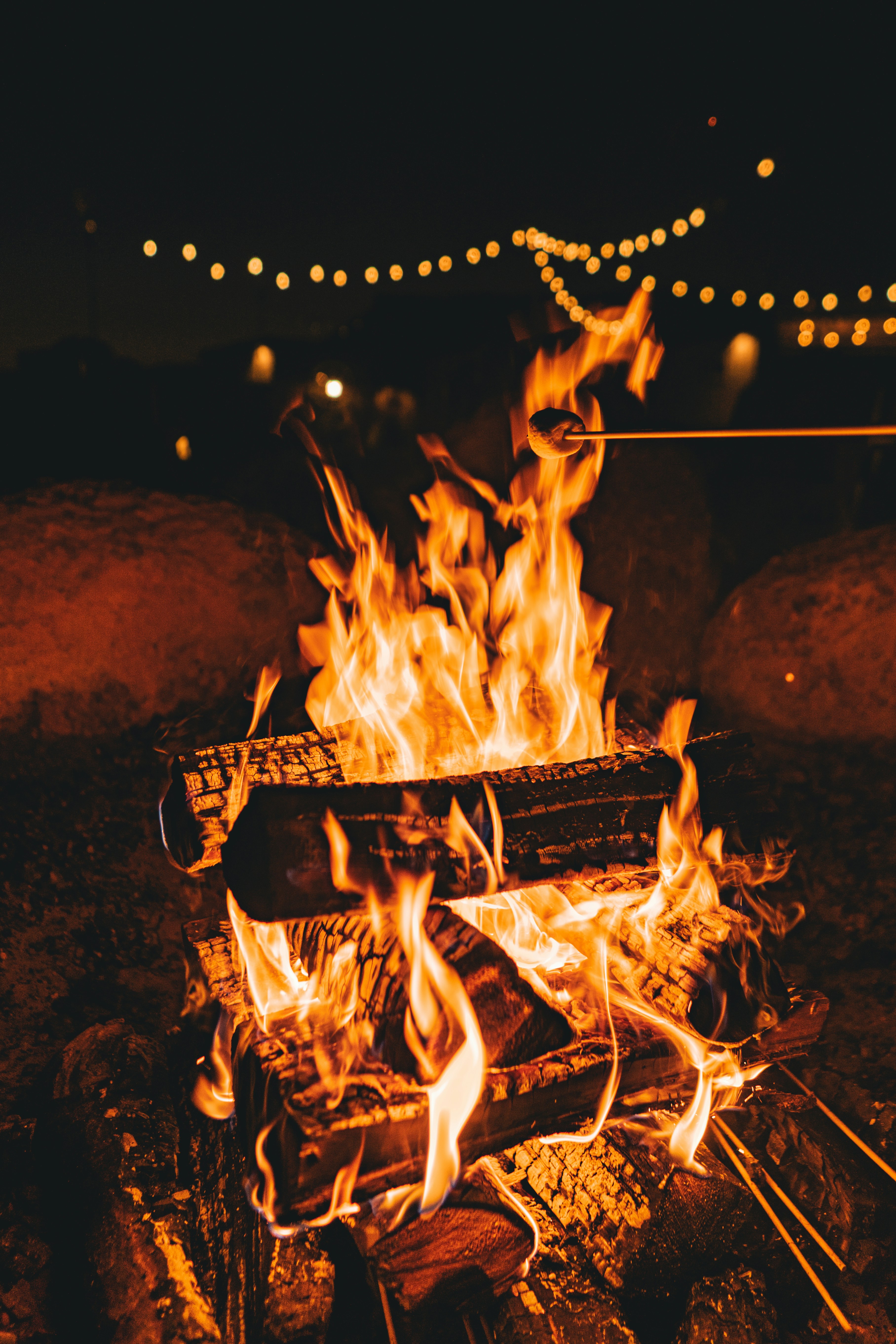 夜間の火事の写真 Unsplashで見つけるザイオン国立公園の無料写真