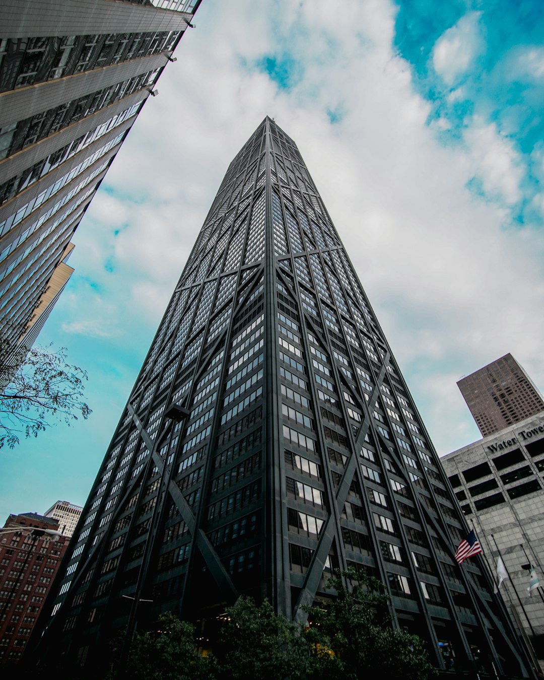 low angle photography of high rise building