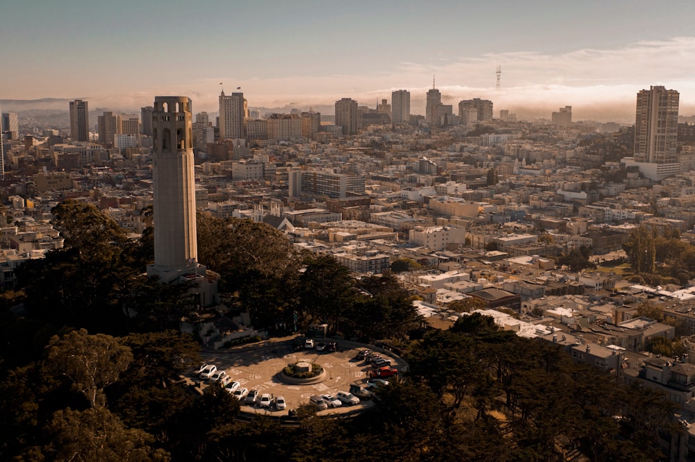 city skyline under blue sky during daytime