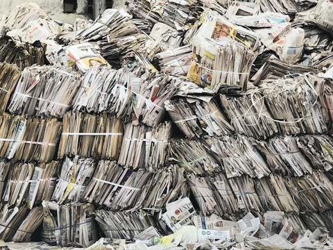 brown wooden stick lot on gray concrete floor
