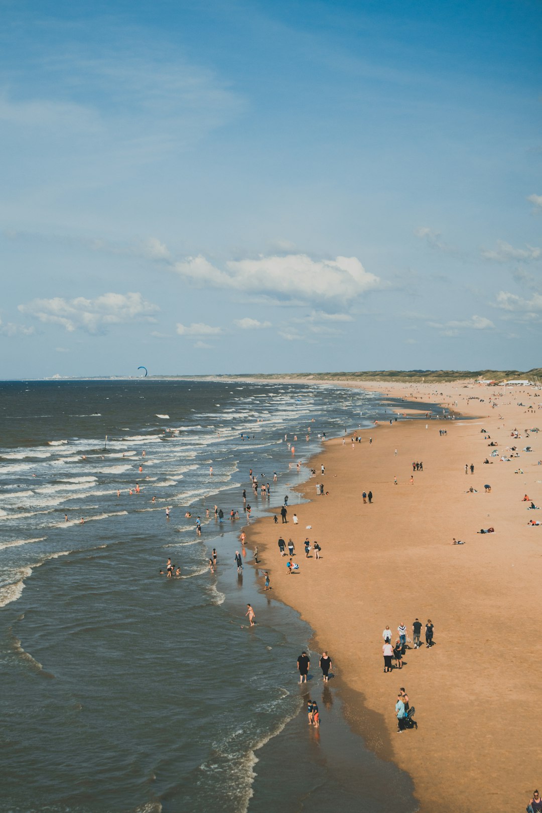 people on beach during daytime