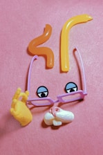 pink and white rabbit plush toy