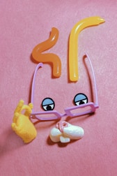 pink and white rabbit plush toy