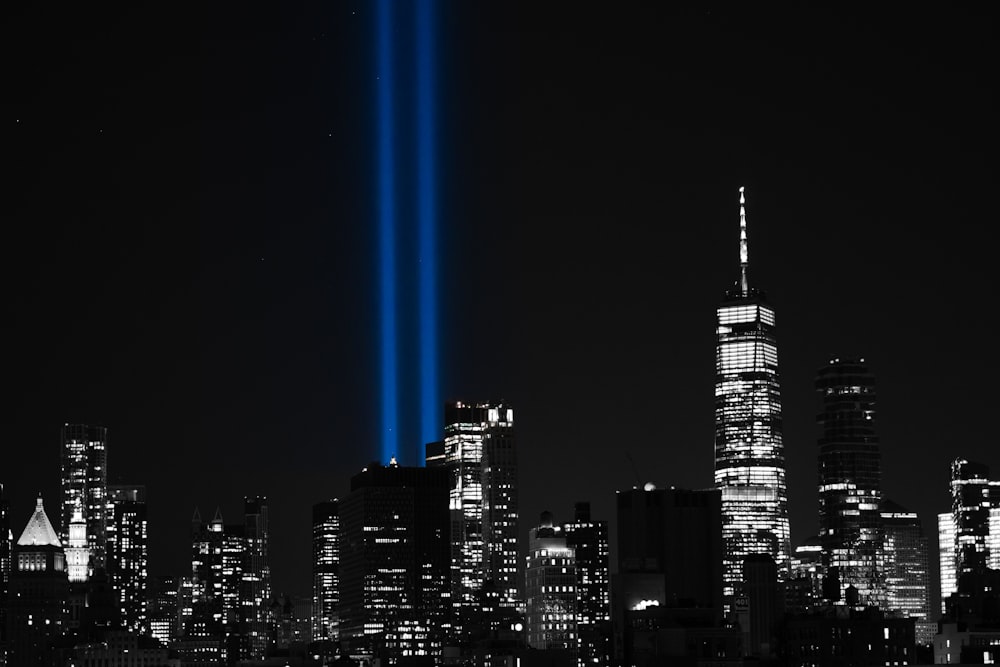 Les poutres jumelles du World Trade Center à New York