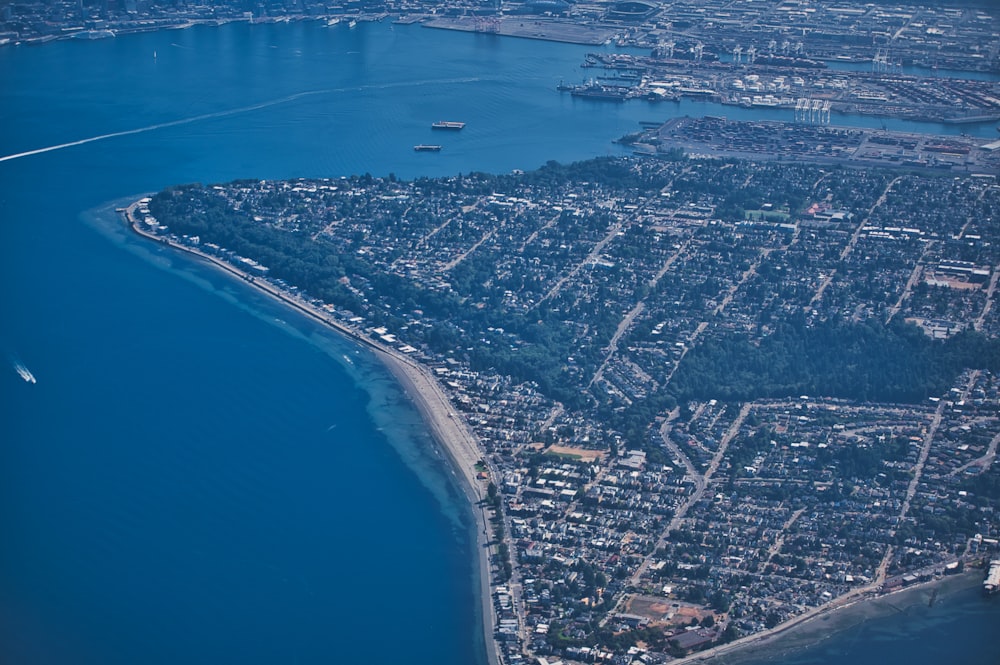 aerial view of city buildings during daytime