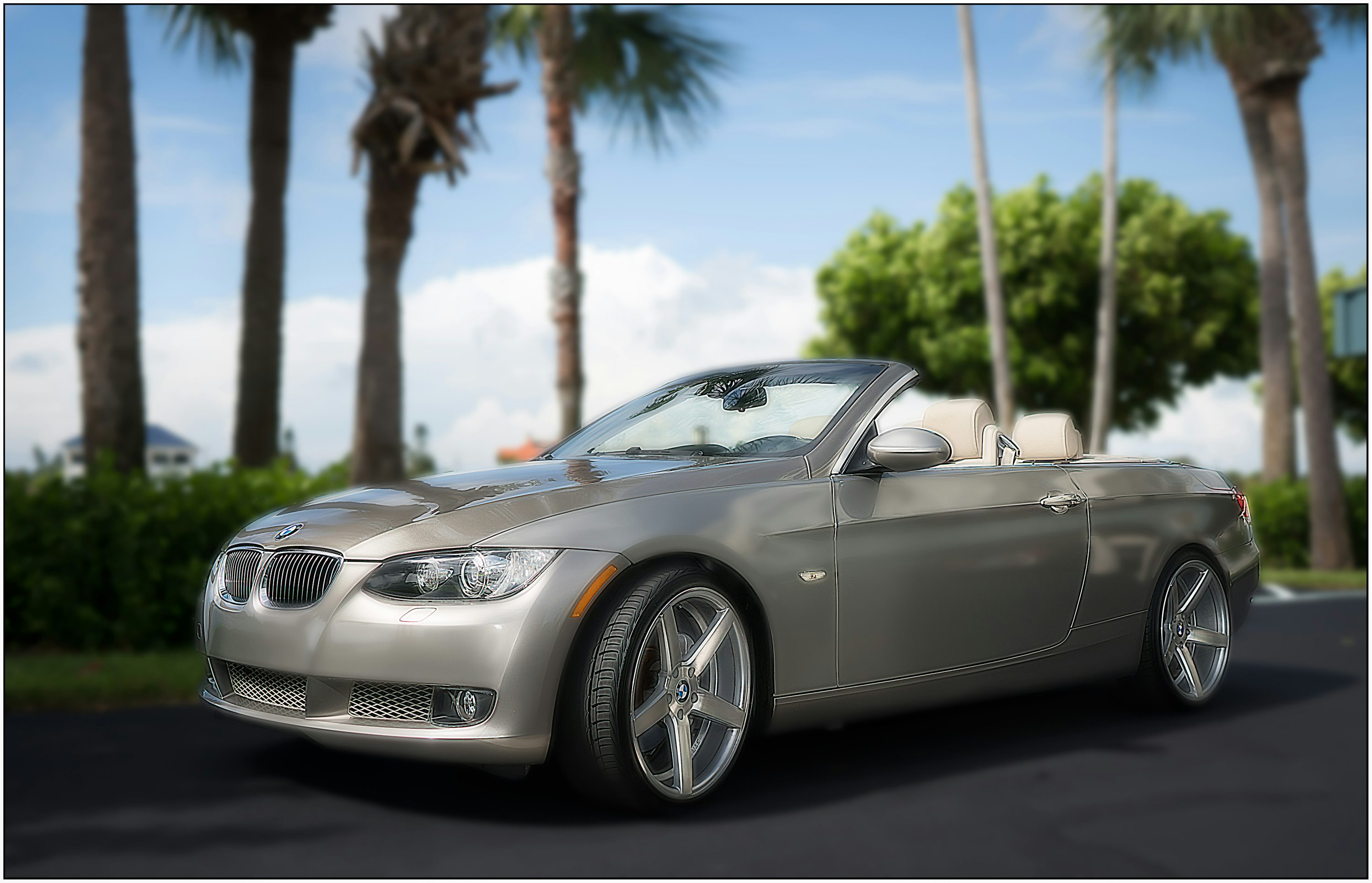 grey mercedes benz convertible coupe on road during daytime