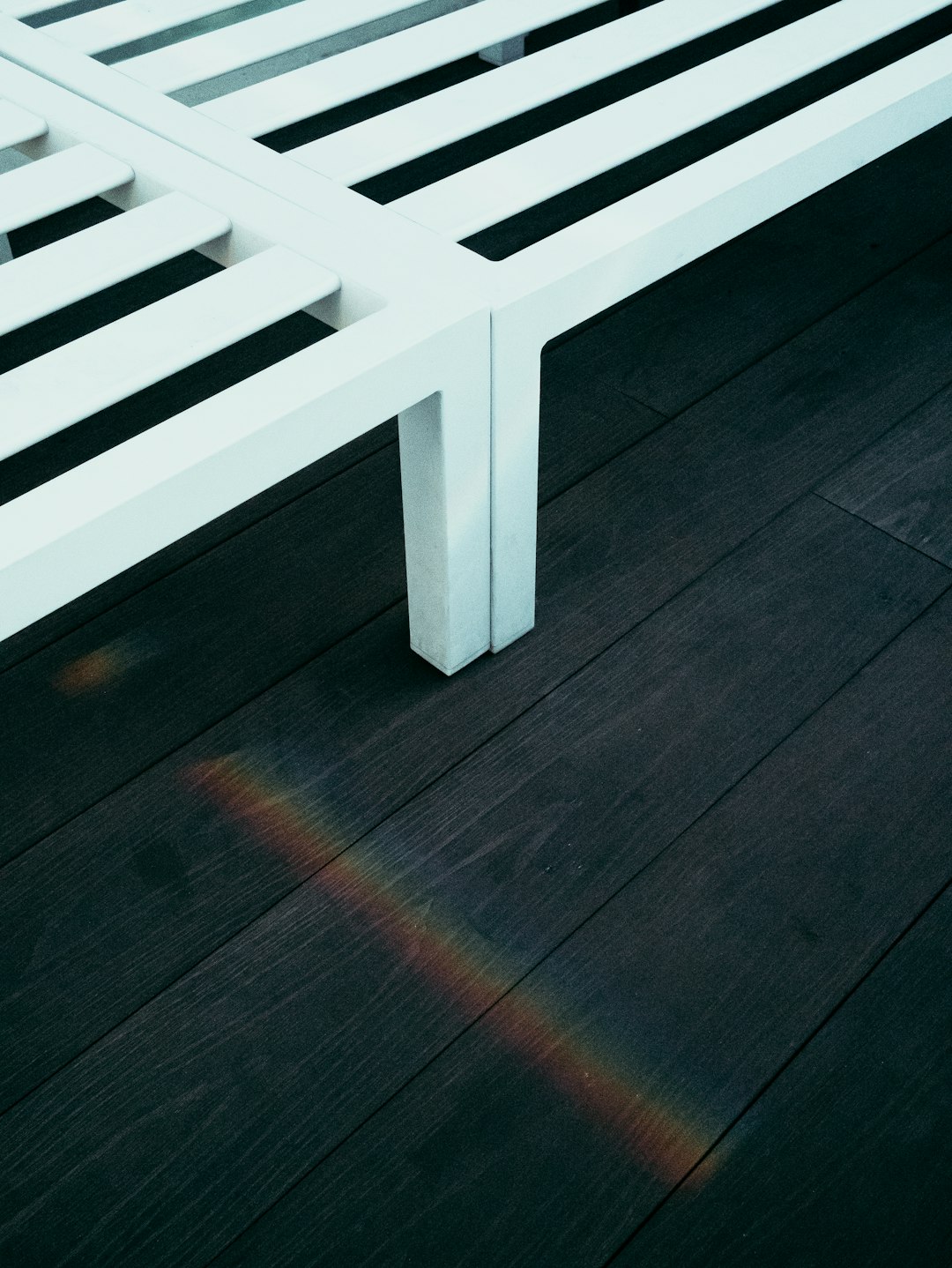 white wooden fence on brown wooden floor