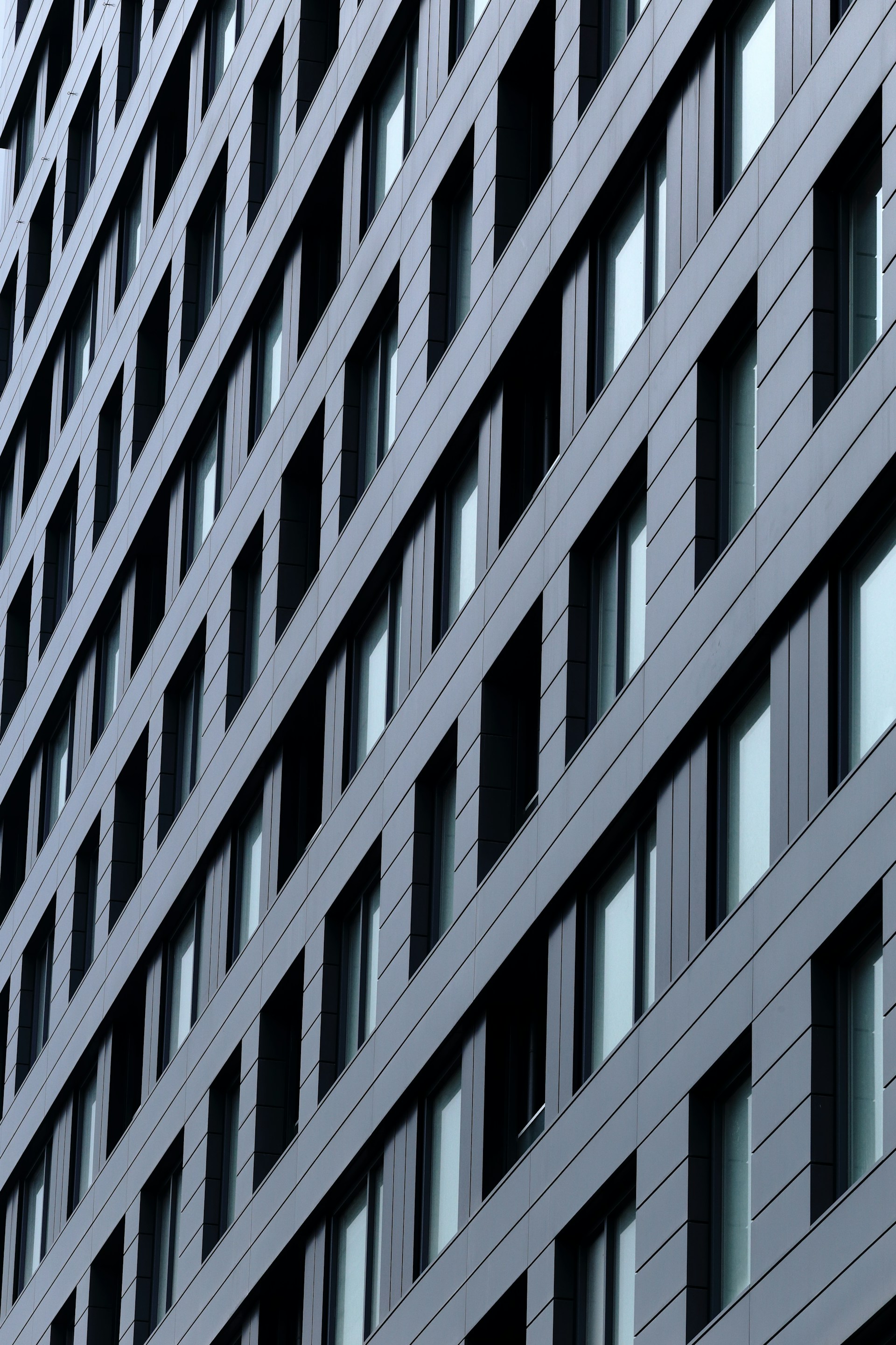 white and black concrete building