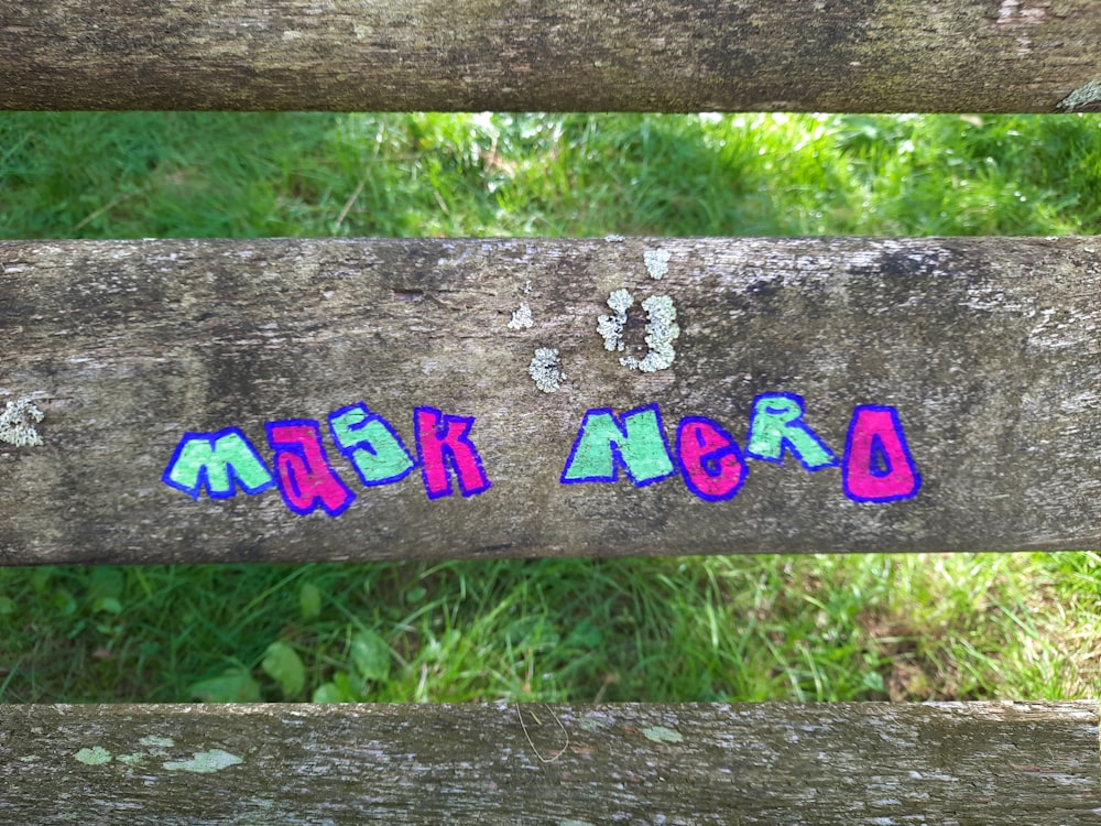 purple and black wooden bench