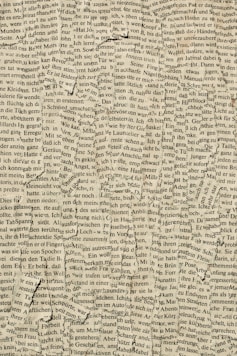 a piece of paper with words written on it