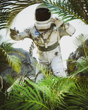 man in white and black suit