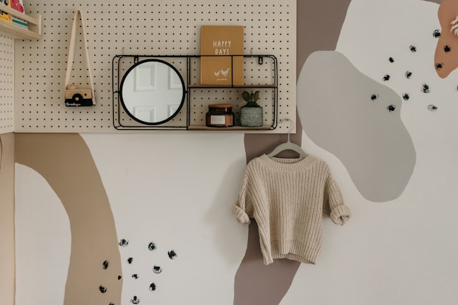 white and black analog wall clock