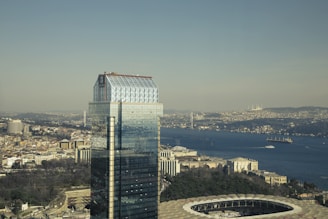 a view of a city and a body of water