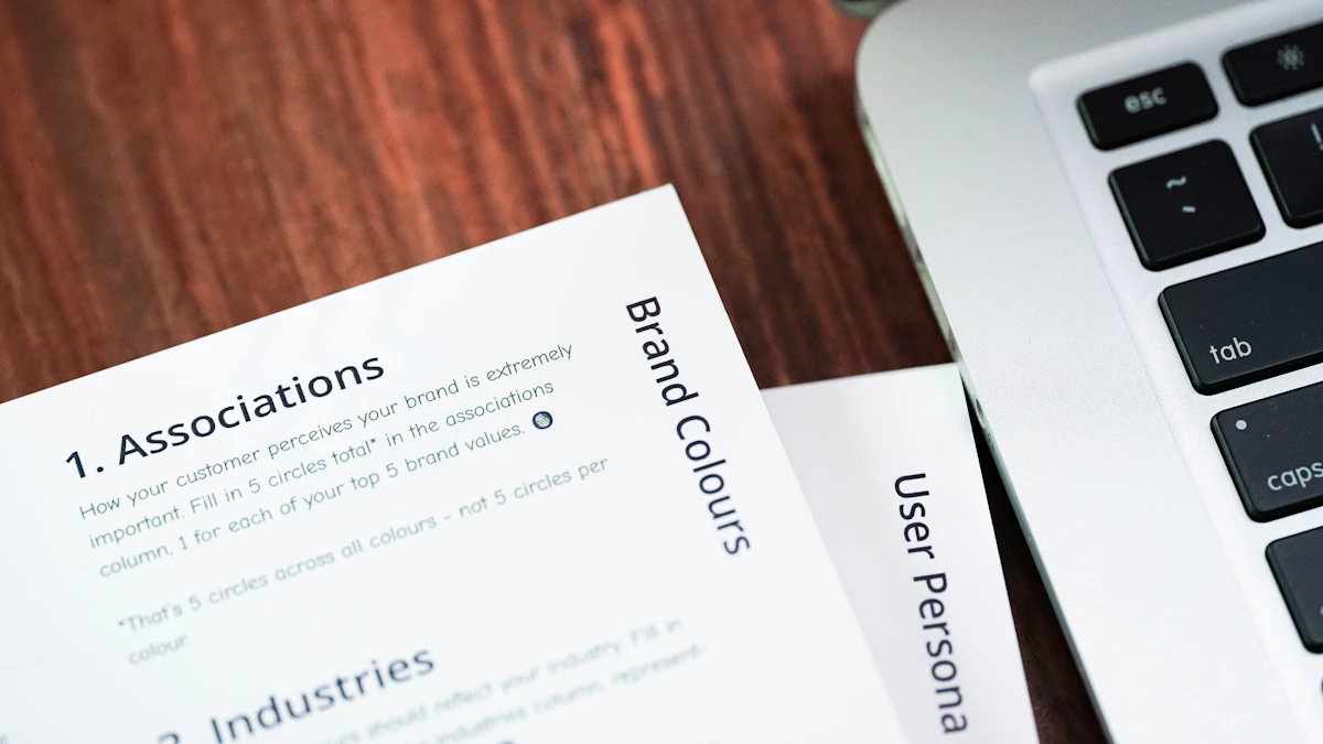 a close up of a keyboard and a paper