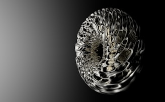 a black and white photo of an animal's head