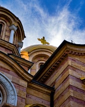 a church with a cross on top of it