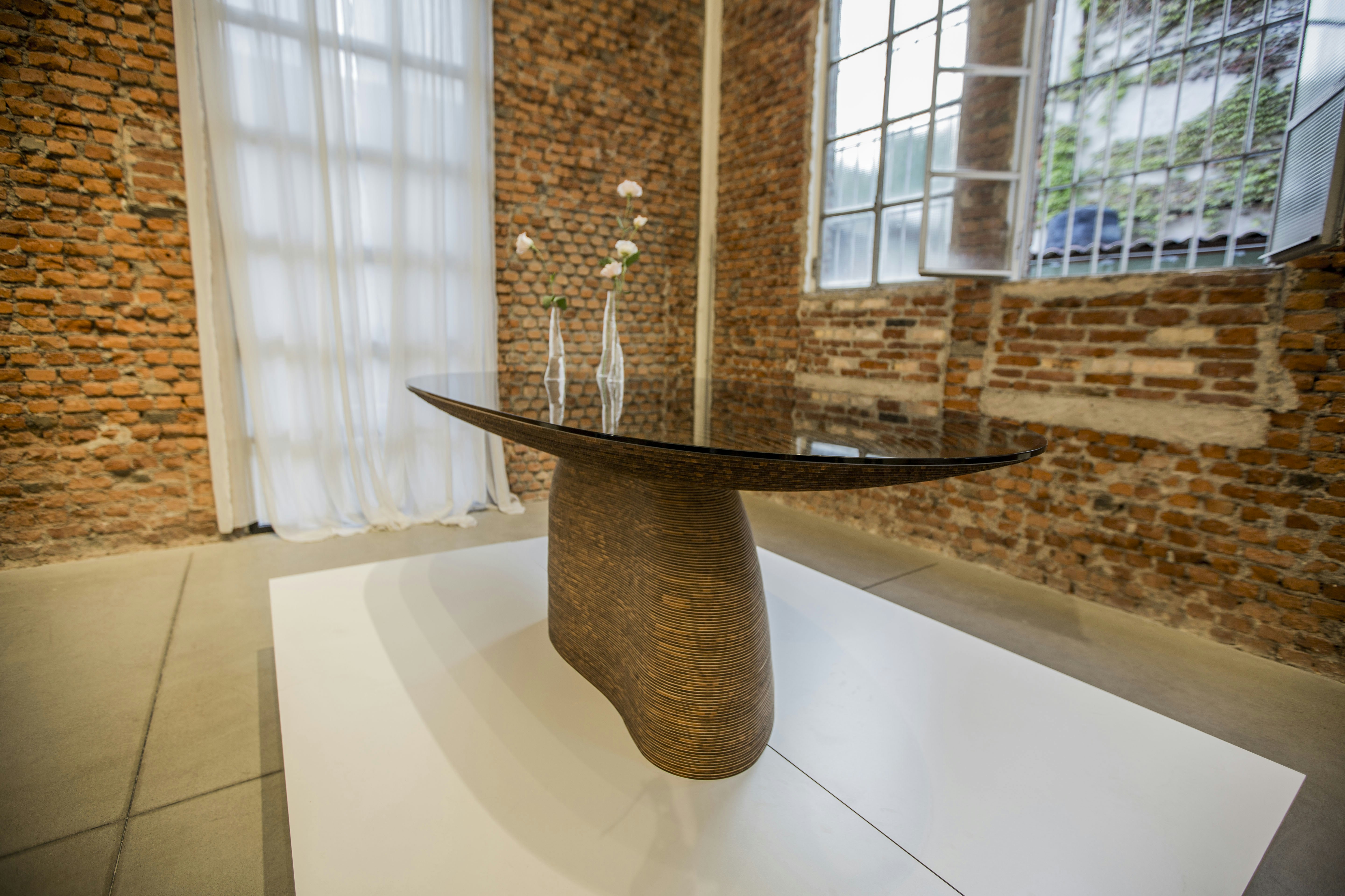 Conference table in modern office