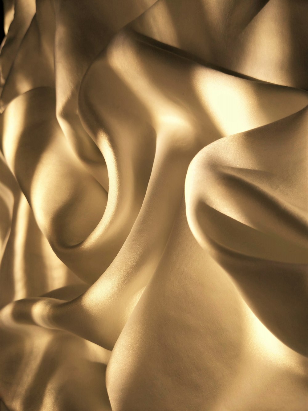 a close up view of a satin fabric